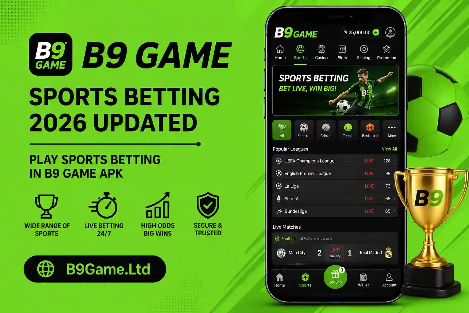 B9 Game Sports Betting 2026