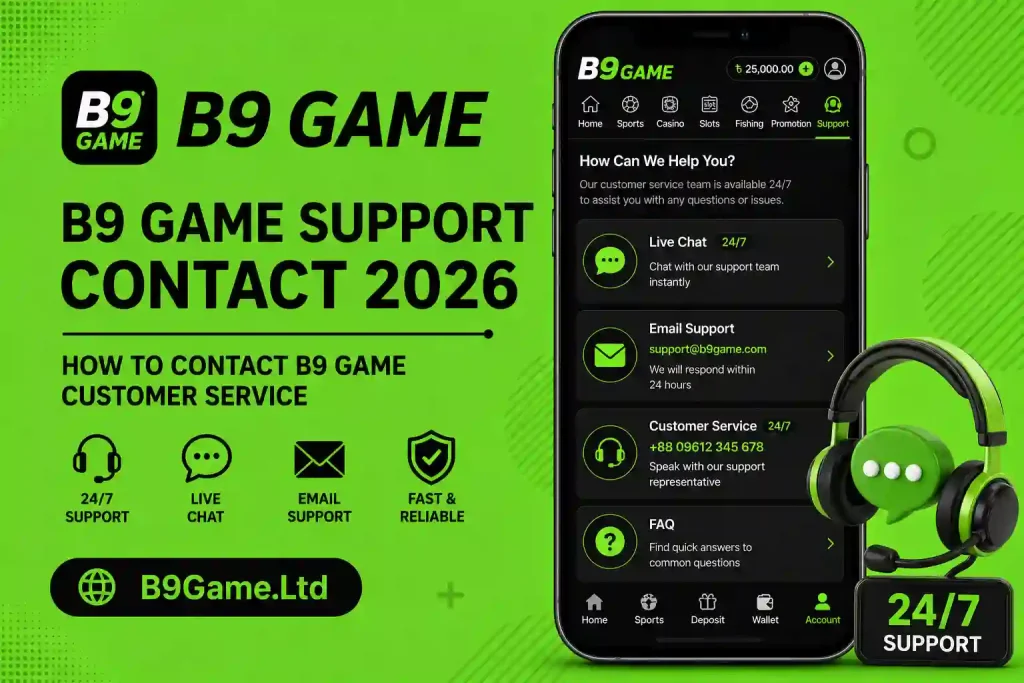 B9 Game Support Contact 2026