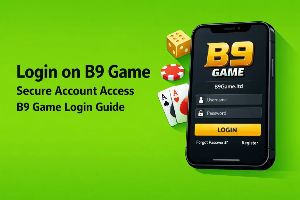 Login on B9 Game